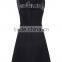 Black Cobwebbing Combined Dress
