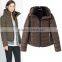 European Style New Collection Women Long Down Jackets With Fur Collar