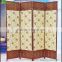 Hand painted fireplace four-panel floor folding screen with canvas crackle,room deviders GVSD025