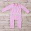 2016 wholesale sweetheart cute spring autumn longsleeve pink ruffles newbron baby romper baby girls jumpsuits