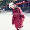 B22681A Korea woman High-end fashion double sides cashmere loose wool coat