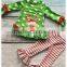 Wholesale girls clothing christmas boutique girl sweet clothing tops and pants set