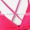 Spandex/Polyester Custom Sublimation Printing Women Swimwear With Crossed Straps At Back