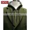 Wool Blend Military Army Green Winter Jacket Men Coat