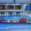 Great fun kids inflatable floating obstacle course for sale