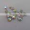 AB K9 Crystal Glass Stones Drop Shape Stones For Garment Decoration
