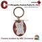 Iron stamped promotional keyring with epoxy