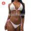 Women Bikini Crystal Rhinestones Glitter Diamond Gems Swimwear Women Bikini Set Beach Bathing Suit Push Up Brazilian Suit