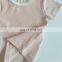 Simple Style & Comfy Baby Suits Breathable Short Sleeve Baby Tops and Baby Shorts