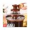 Germany Deutstandard 7 tier chocolate fountain melting waterfall machine electric