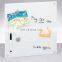 Office Large Size Tempered Clear Glass Writing Board Whiteboard With Pen Tray For Classroom