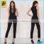 Contemporary New Coming Black Women Lace-Up Jumpsuit