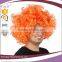 cheap orange color wholesale fans afro wigs for sale