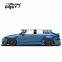 Wide body kit for Audi RS3 tuning engine hood bonnet wide flare fenders facelift carbon fiber spoiler side skirts rear diffuser