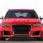 Wholesale RS3 PP material body kit for Adi A3