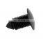 100Pcs Universal 11mm Hole Car Plastic Black Door Bumper Fender Rivet Push Clips Fasteners