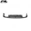Fiber glass unpainted rear bumper diffuser spoiler Body kit Fit For Audi A3 S3 4-doors Only 2014
