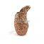 designer electroplated geometric pink abstract american country style moderne small rose gold ceramic centerpiece flower vase