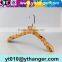 YY0441 Wood Grain Rubber Coated Clothes Hanger Rubber Paint Non-slip Coat Plastic Hanger