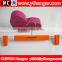 YY0466 your own brand clothing velvet hanger color velvet dress hanger with clips