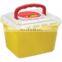 High Quality Disposable Plastic Sharp Container for Medical Use