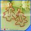 Christmas tree design paper clip metal spring clips