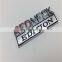 Zinc Alloy Metal 3D Red Black Custom Car Sticker Metal Chrome Car Emblem