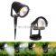 12V 24V 110V 220V Garden Spotlight For Landscape 3W 5W 7W 9W 12W COB LED Spike Light