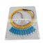indoor fiber optic bundle patch cord 3m length,LC/UPC connectors 12 core single-mode optical fiber jumper
