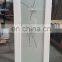 Fashion simple bedroom bathroom toilet hotel room sale standard prehung frosted glass solid walnut indoor door