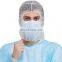 Astronaut Cap, Disposable Face Cover Hat hood cover face hood Anti-Dust Non-Woven Hood Head Cap with Elastic Band