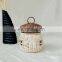 Cute For Kid Handmade rattan mushroom house with Handle, Wicker Bag Kids Toys Wholesale Supplier