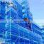 High density knitted HDPE square mesh safety net scaffold netting flame retardant construction net with UV stabilizer