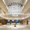 Contemporary large foyer luxury long pendant lamp staircase glass chandelier