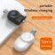 2W portable smart watch wireless charger keychain TYPE-C port external socket supports original watch