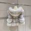 The lady doesn like the same lychee skin imported whole-skin fox fur bread blocks fashionable slim vest sheepskin hood