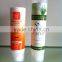 Packaging tube with sponge