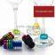 silicon wine stopper Wine Glass Mark Charms drink markers silicon Identification Tags for Party/Wedding                        
                                                Quality Choice