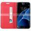 Shockproof Flip Standing and Card Holder Magnetic Cover with Premium PU Leather Case for Samsung S7