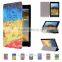 Wholesale in stock printing stand leather case for Amazon new fire HD8 2015