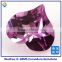 Double checker cut red heart good quality 3# synthetic ruby