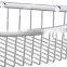 Stainless steel bathroom basket /stainless steel corner basket / shower corner shelf / bathroom wire shelf