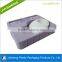 High quality luxury PS flocking purpurse blister tray cosmetic packaging