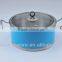 Transparent high-temperature painting stainless steel kitchenware sets