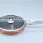 China stainless steel frying pan with Transparent high-temperature painting non-stick inside