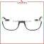 Laura Fairy Italian Designer Custom Made Varies Types Of Black Sliver Eyeglass Frame