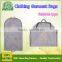 Custom Sliver Gray Storage Useage Men Suit Garment Bags