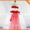 crochet baby girl party wear dress evening tutu girls kids princess dress fashion and hot party flower dress