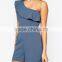 lotus leaf ornament one shoulder women jumpsuit sleeveless women jumpsuit OEM service