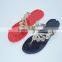 2015 Crystal jelly pvc slipper flip flop shoes for lady pvc slipper